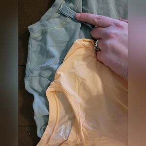 Skims Green and Peach T-Shirts